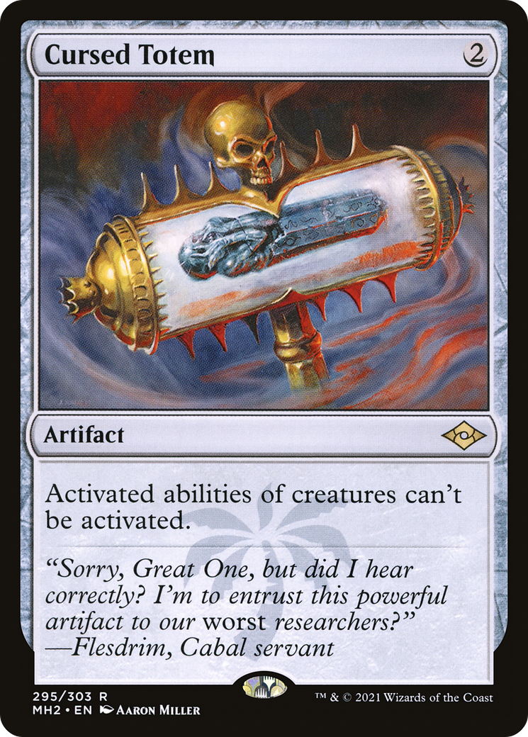 Cursed Totem (295) Foil - Modern Horizons 2
