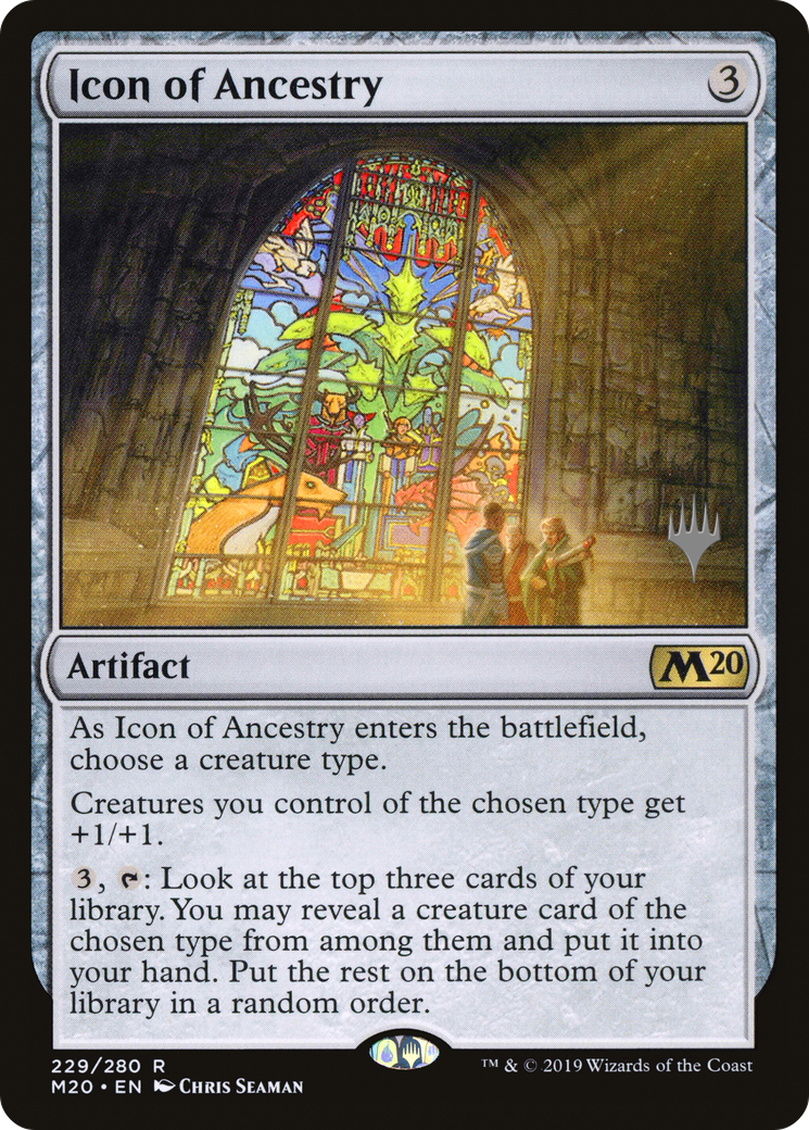 Icon of Ancestry (229p) Foil - Core Set 2020 Promos