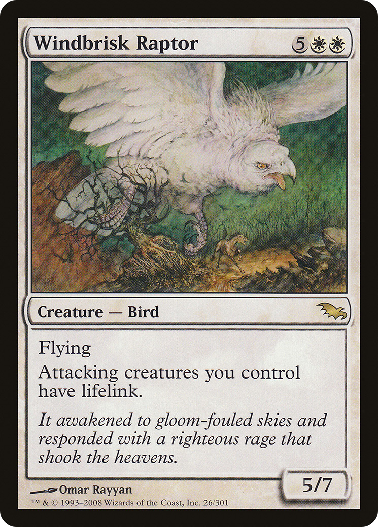 Windbrisk Raptor (026) Foil - Shadowmoor