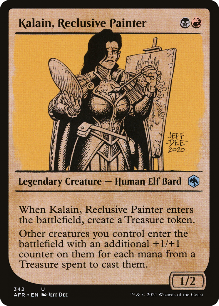 Kalain, Reclusive Painter (Showcase) (342) - Adventures in the Forgotten Realms