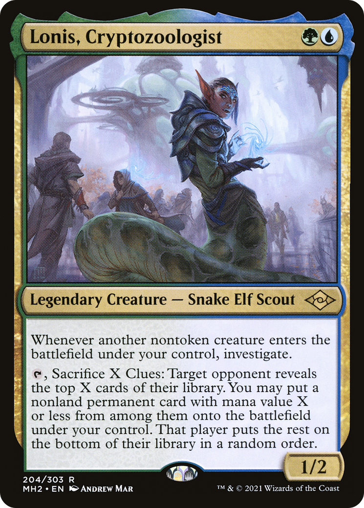Lonis, Cryptozoologist (204) Foil - Modern Horizons 2