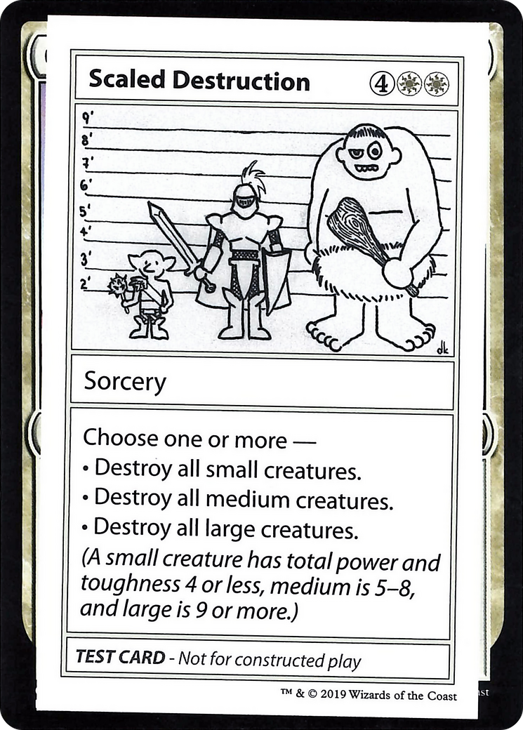 Scaled Destruction (No PW Symbol) - Mystery Booster Playtest Cards 2021
