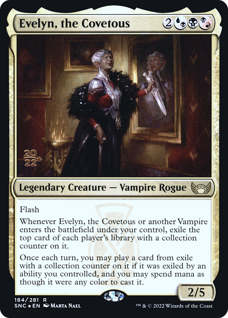 Evelyn, the Covetous (184s) Foil - Streets of New Capenna Promos