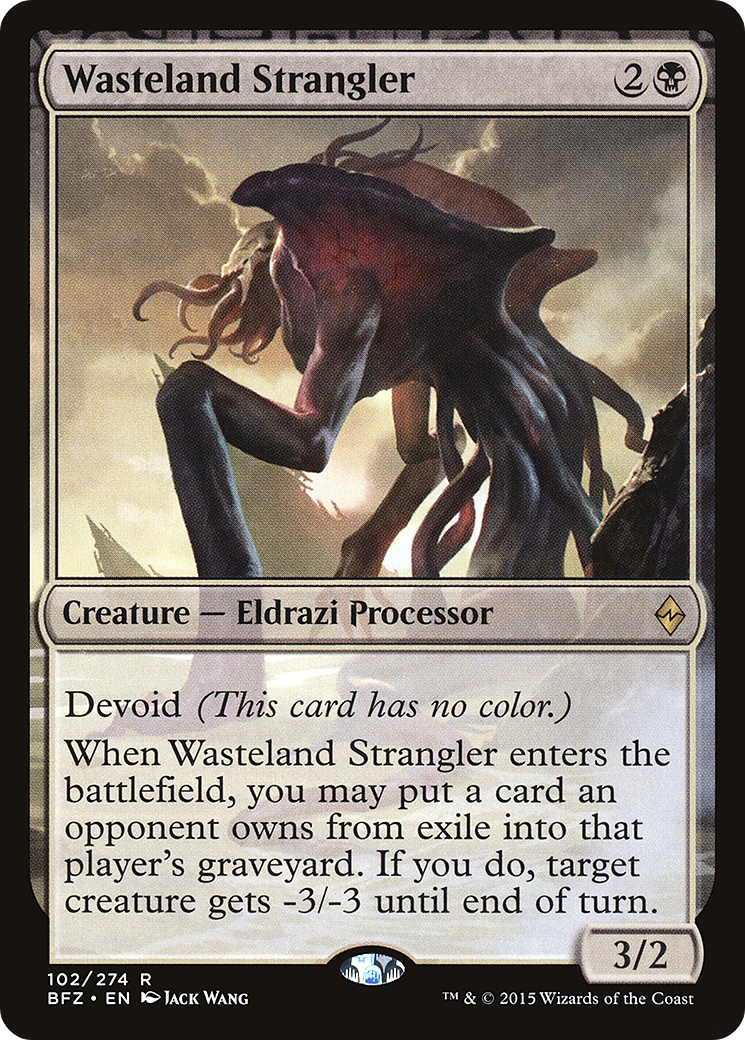 Wasteland Strangler (102) Foil - Battle for Zendikar
