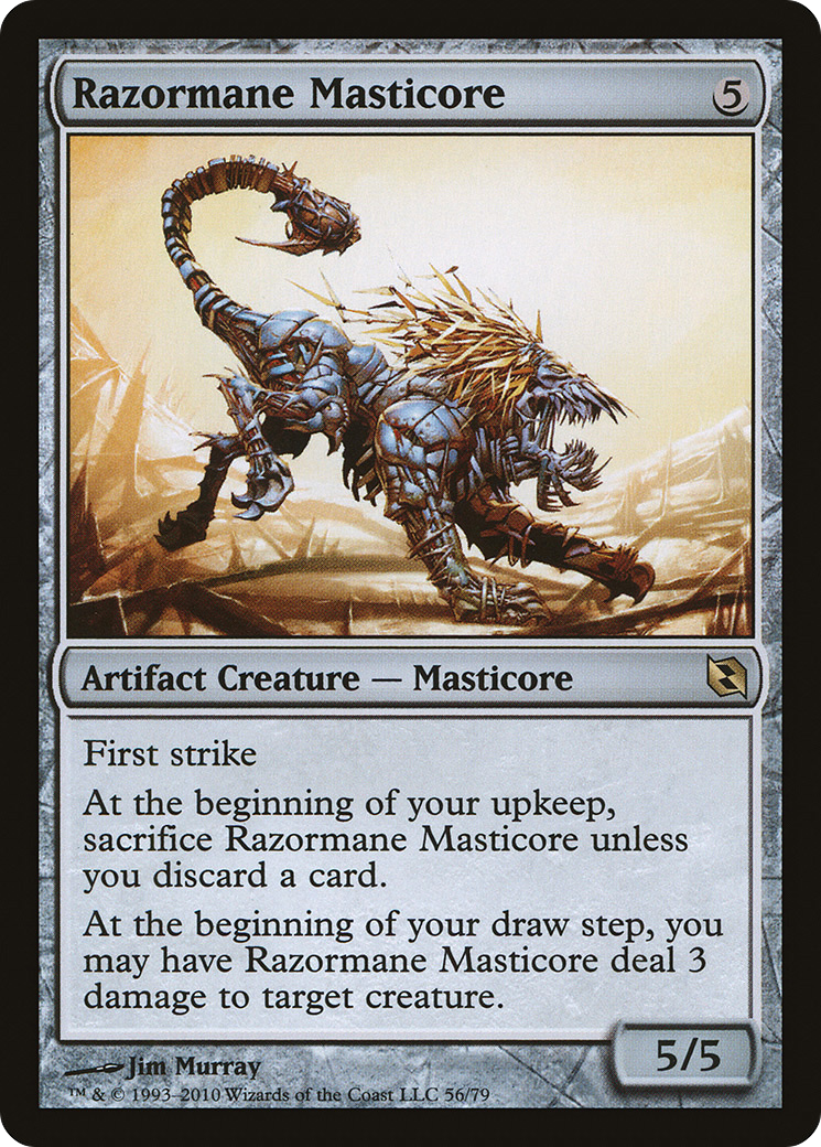 Razormane Masticore (056) - Duel Decks: Elspeth vs. Tezzeret