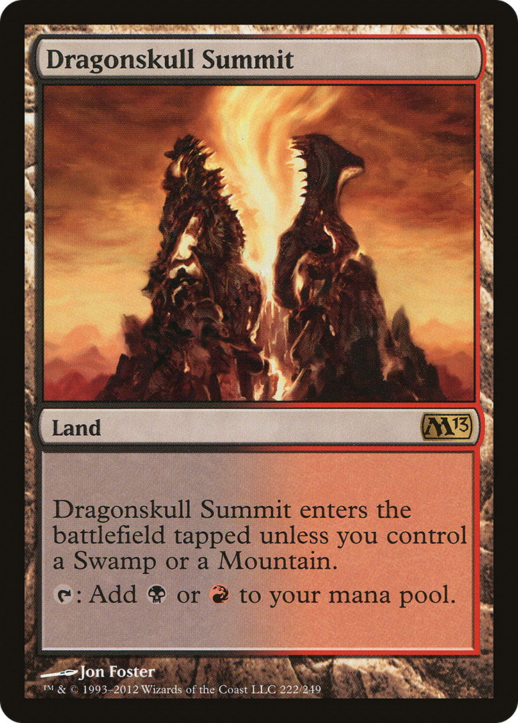 Dragonskull Summit (222) Foil - Magic 2013
