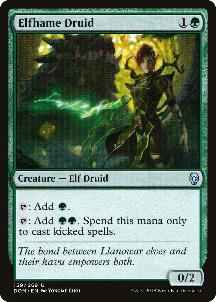 Elfhame Druid (159) Foil - Dominaria