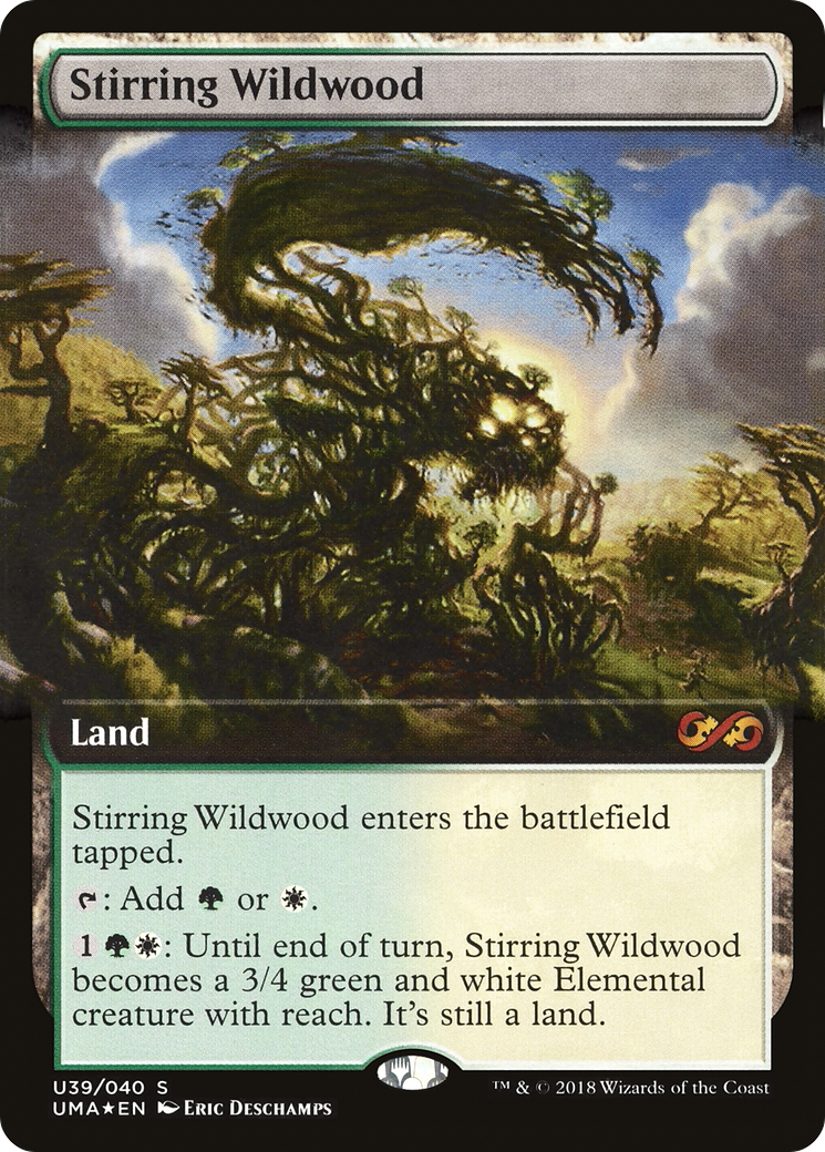 Stirring Wildwood (Extended Art) (U39) Foil - Ultimate Box Topper