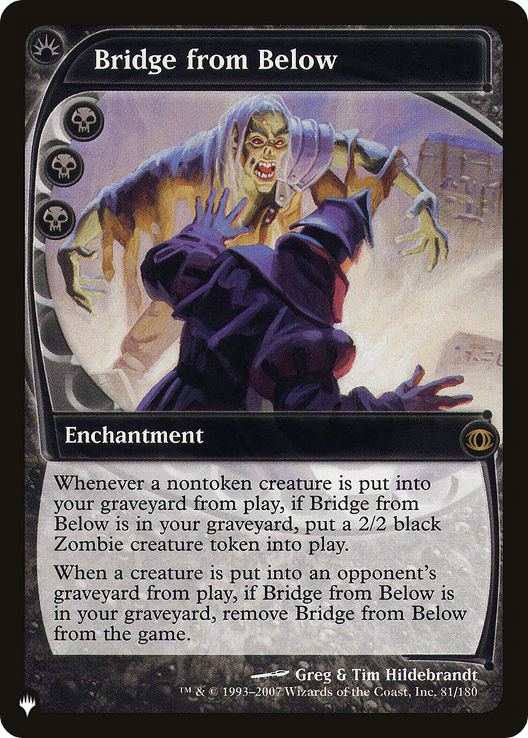 Bridge from Below (FUT-81) - The List
