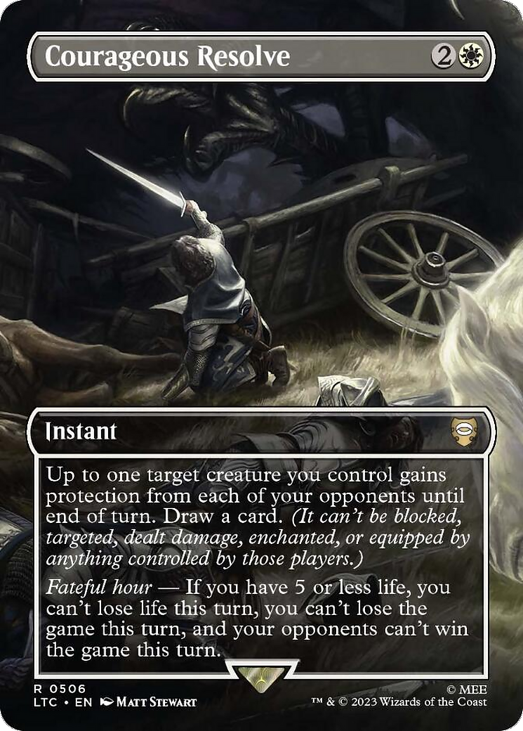 Courageous Resolve (506) Foil - Tales of Middle-earth Commander