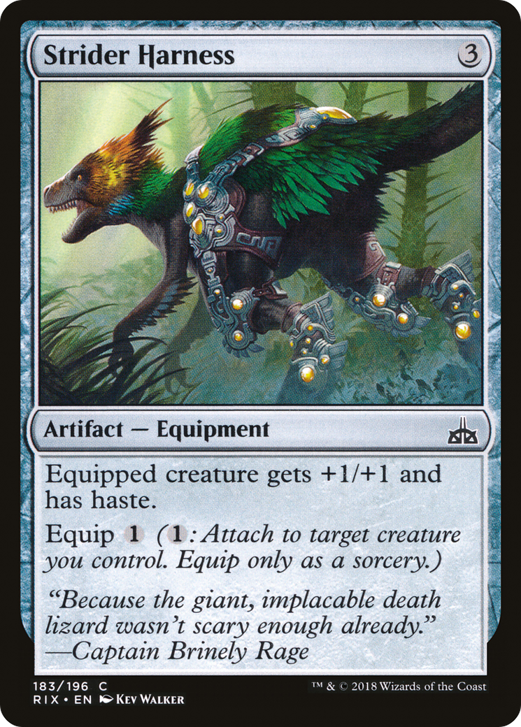Strider Harness (183) Foil - Rivals of Ixalan