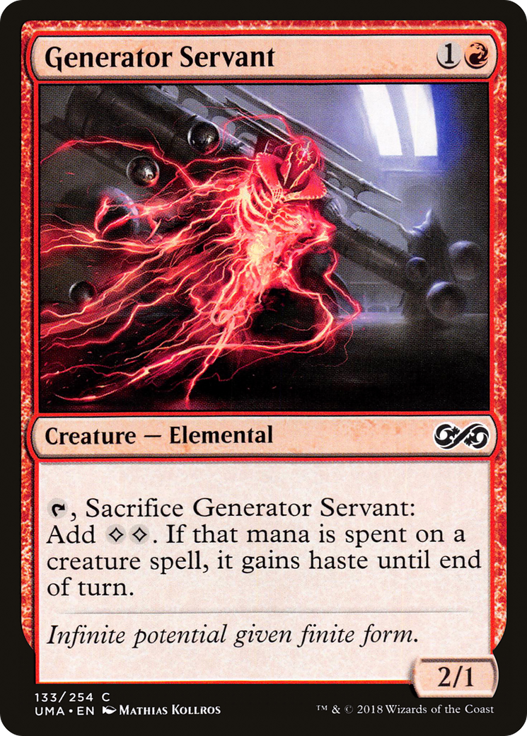 Generator Servant (133) - Ultimate Masters Foil