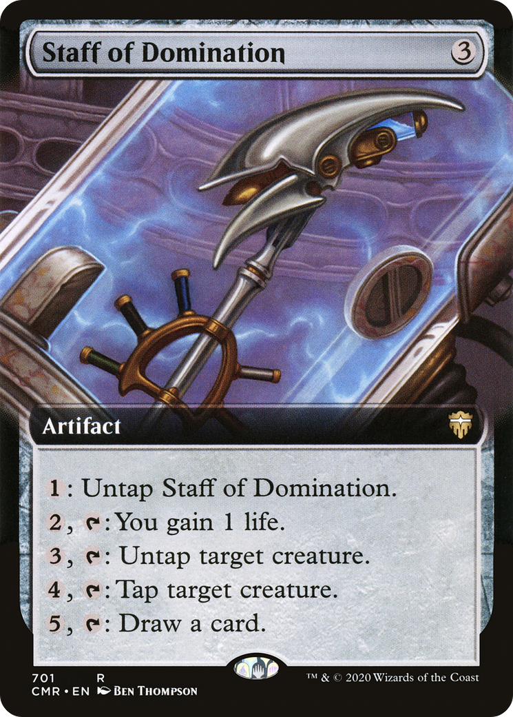 Staff of Domination (Extended Art) (701) - Commander Legends