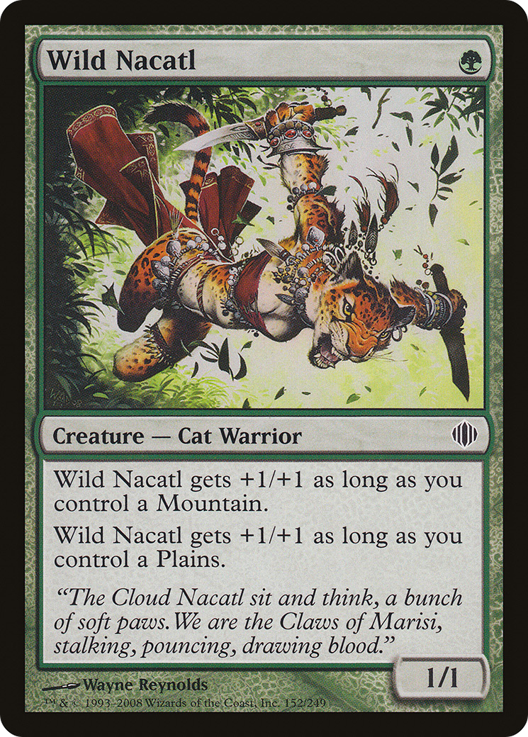 Wild Nacatl (152) - Shards of Alara