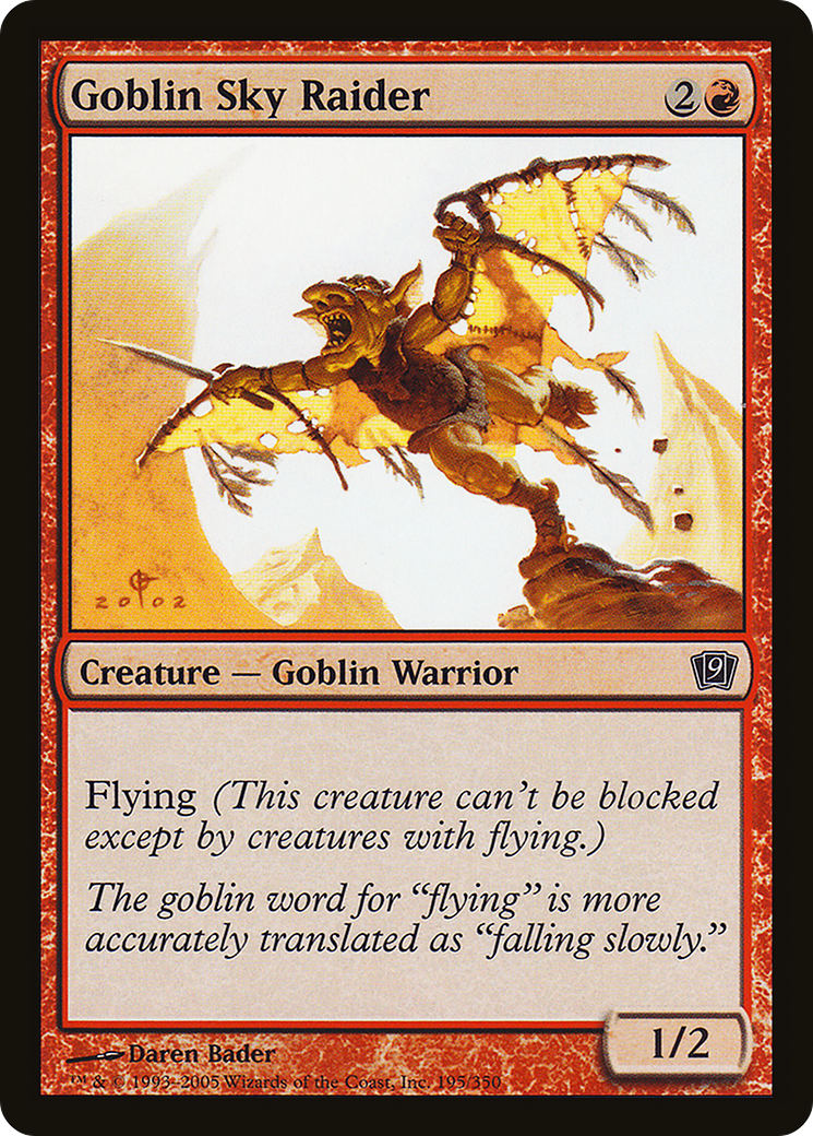Goblin Sky Raider (195) - Ninth Edition