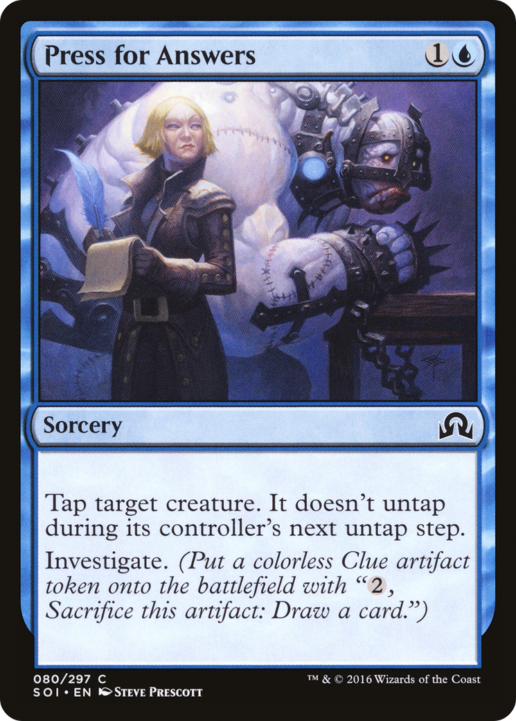 Press for Answers (080) Foil - Shadows over Innistrad