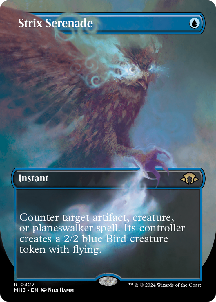 Strix Serenade (Borderless) (327) Foil - Modern Horizons 3