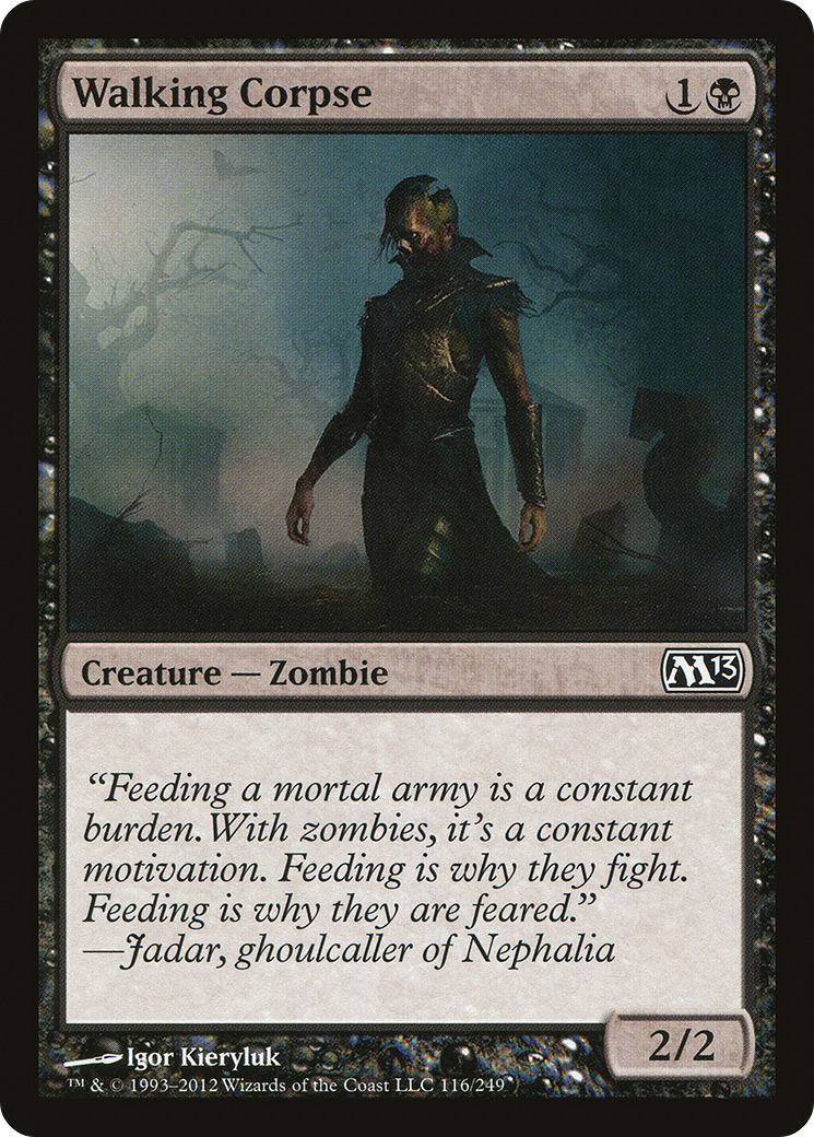 Walking Corpse (116) Foil - Magic 2013