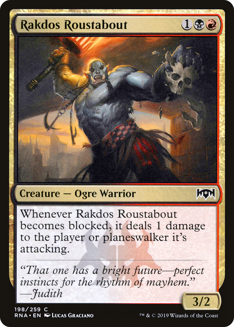 Rakdos Roustabout (198) - Ravnica Allegiance