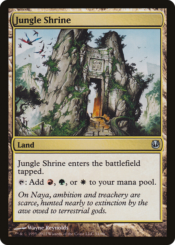Jungle Shrine (034) - Duel Decks: Ajani vs. Nicol Bolas