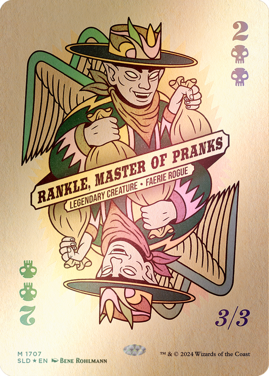 Rankle, Master of Pranks (Rainbow Foil) (1707) Foil - Secret Lair Drop Series