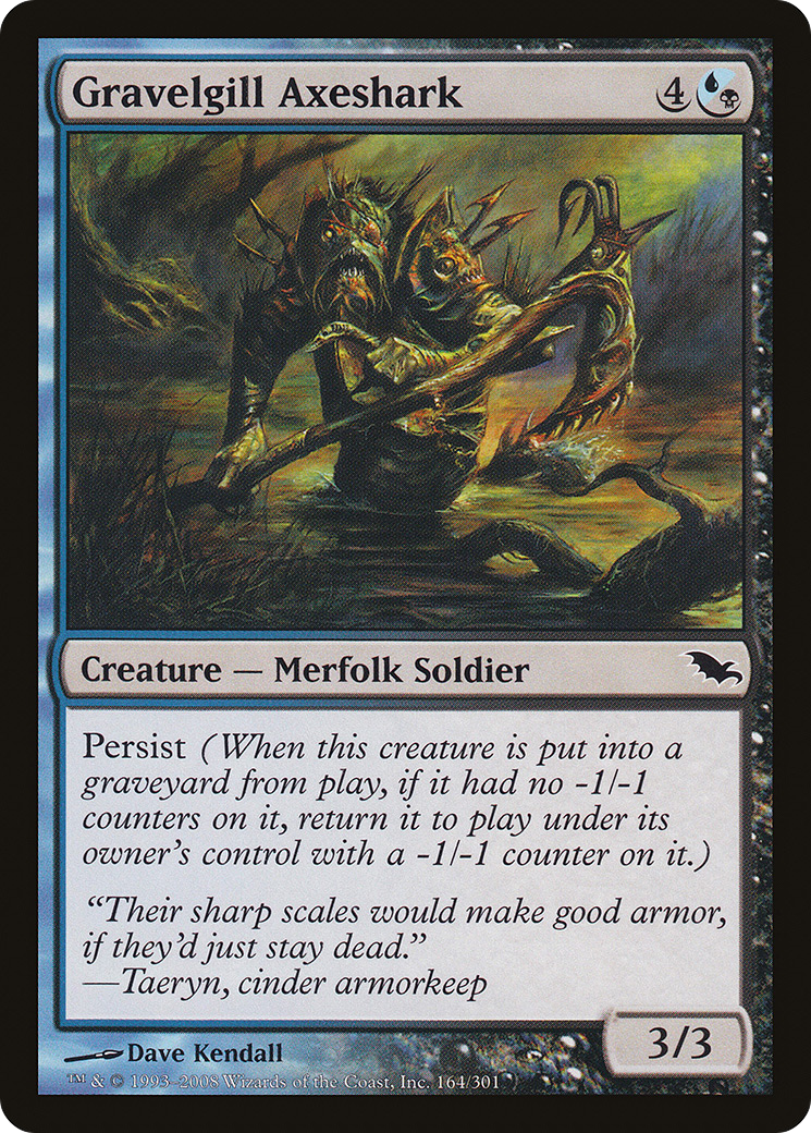 Gravelgill Axeshark (164) - Shadowmoor