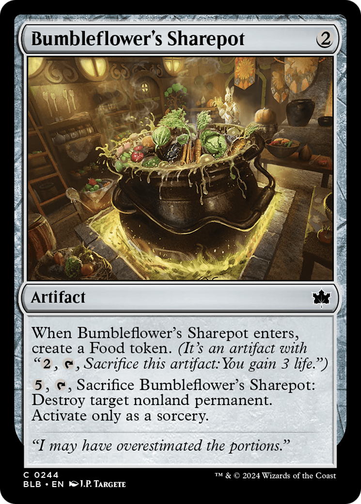 Bumbleflower's Sharepot (244) Foil - Bloomburrow
