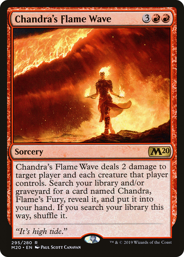 Chandra's Flame Wave (295) - Core Set 2020