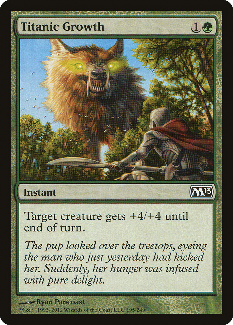 Titanic Growth (195) Foil - Magic 2013