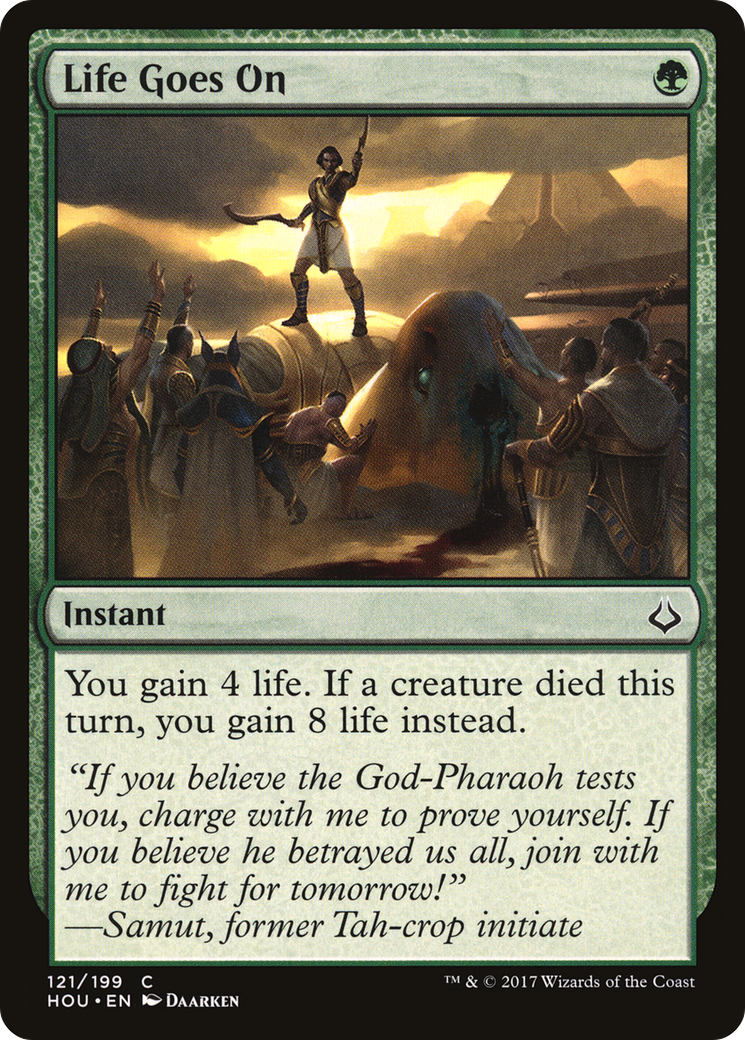 Life Goes On (121) Foil - Hour of Devastation