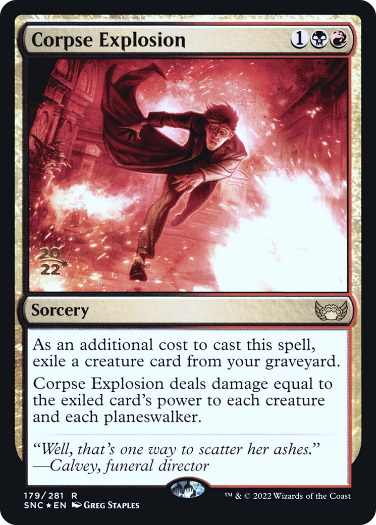 Corpse Explosion (179s) Foil - Streets of New Capenna Promos