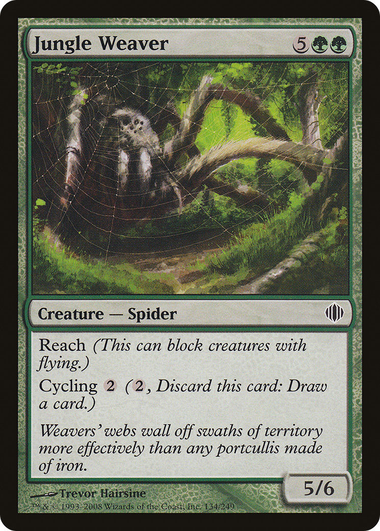 Jungle Weaver (134) - Shards of Alara