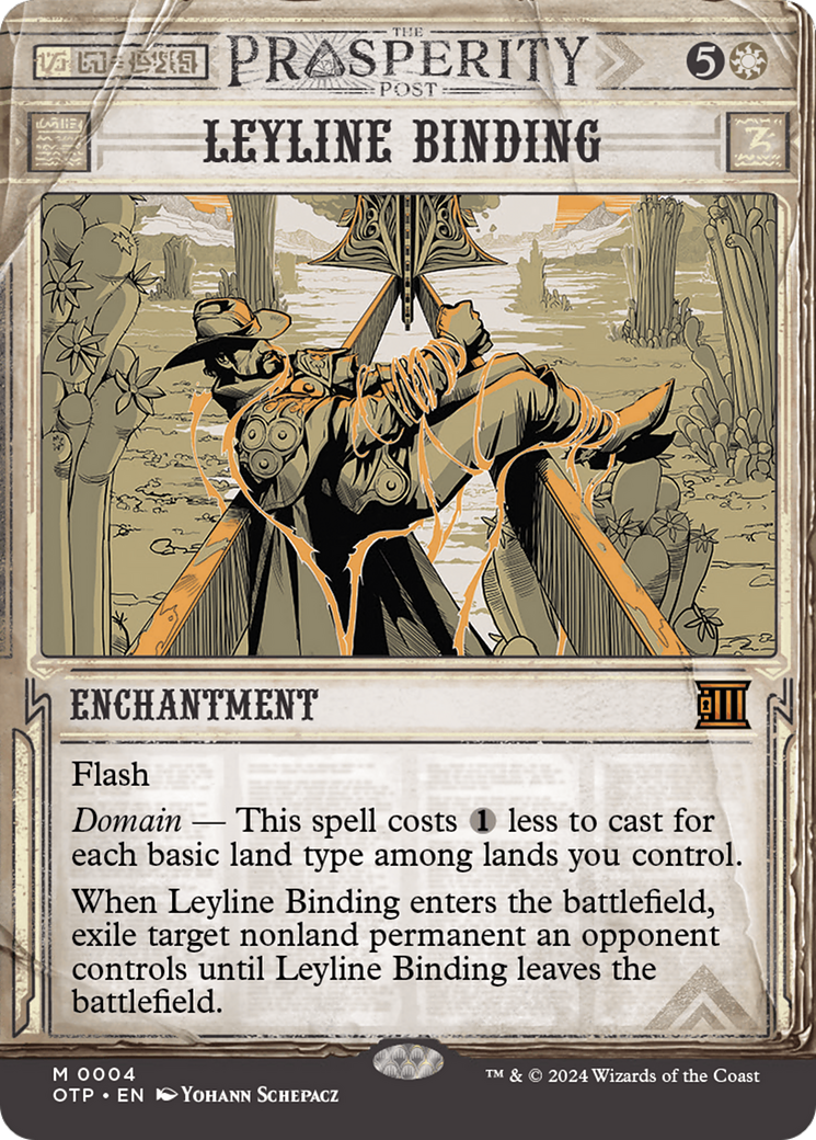 Leyline Binding (Showcase) (004) Foil - Breaking News