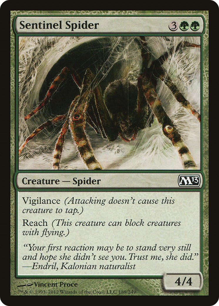 Sentinel Spider (189) Foil - Magic 2013