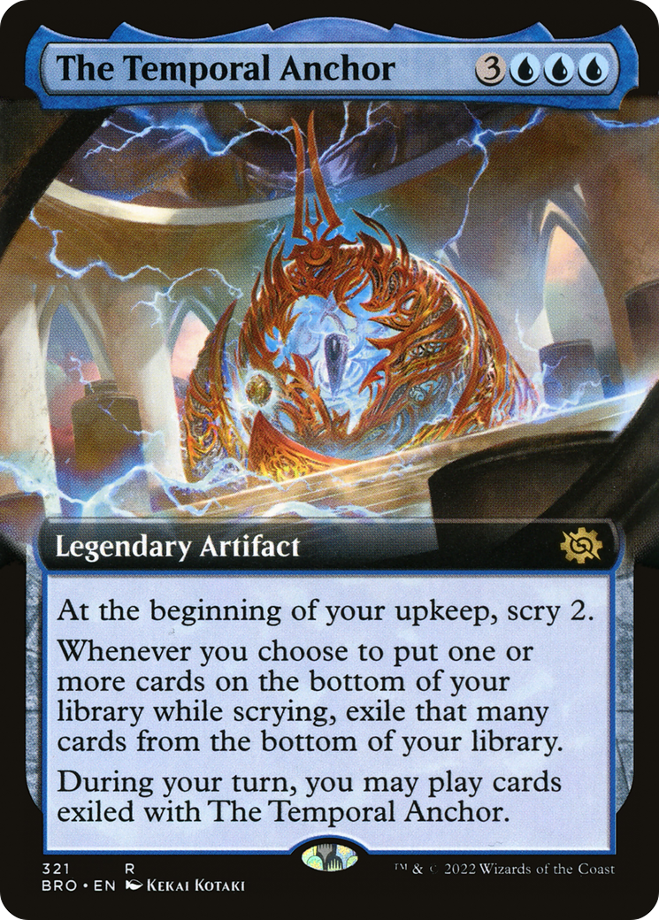The Temporal Anchor (Extended Art) (321) Foil - The Brothers' War