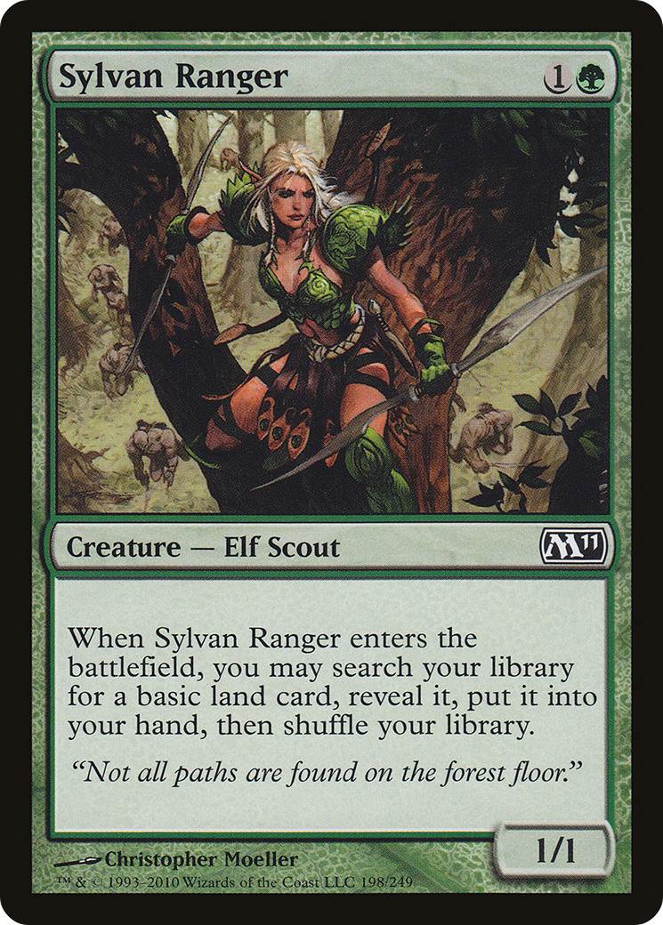 Sylvan Ranger (198) Foil - Magic 2011