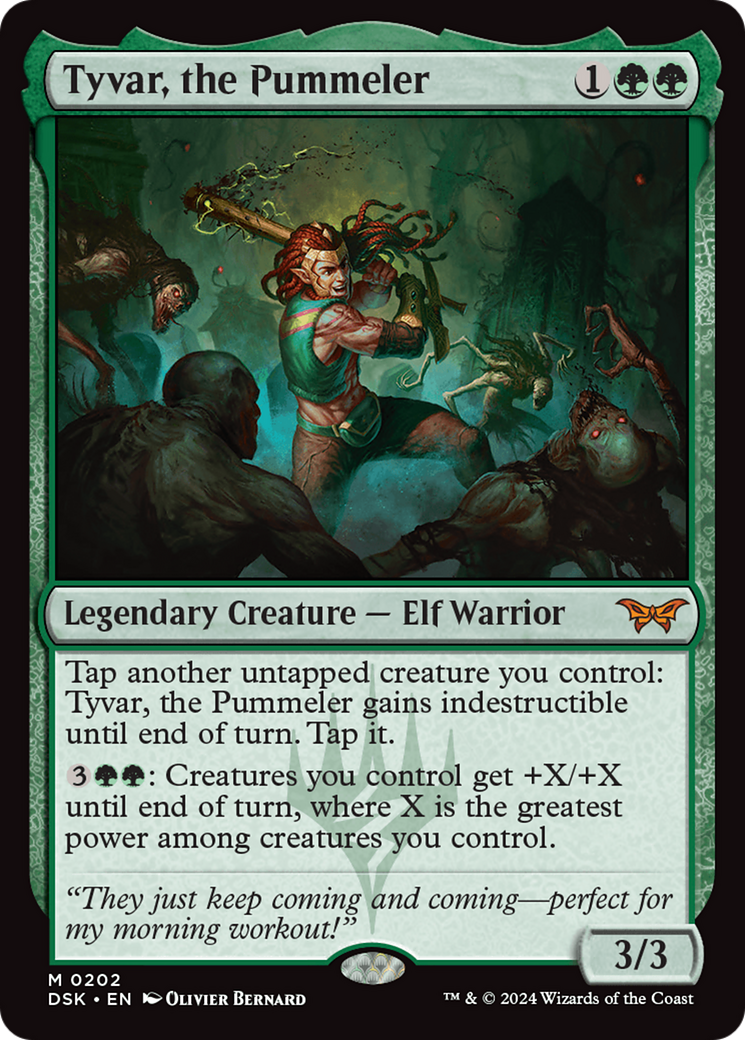 Tyvar, the Pummeler (202) Foil - Duskmourn: House of Horror
