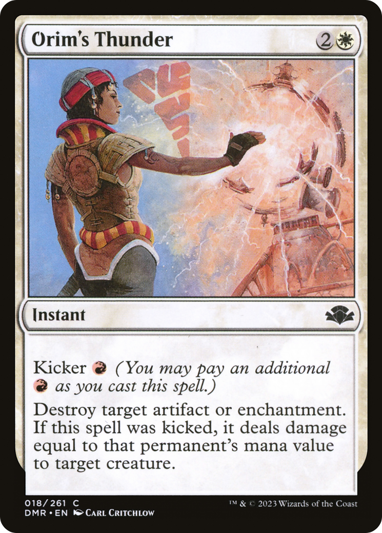 Orim's Thunder (018) Foil - Dominaria Remastered