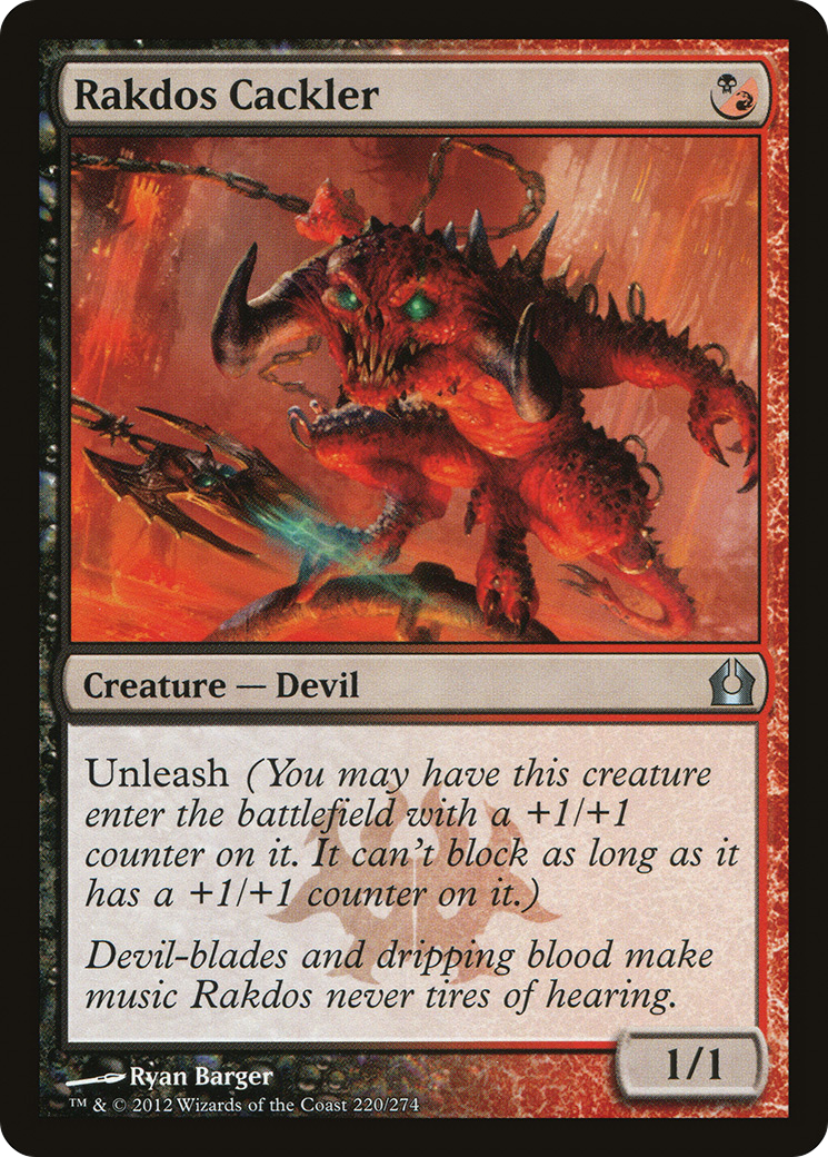 Rakdos Cackler (220) Foil - Return to Ravnica