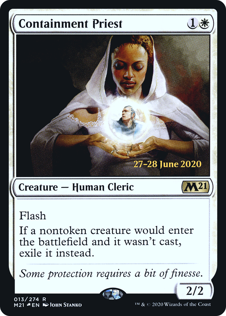Containment Priest (013) Foil - Core Set 2021 Promos