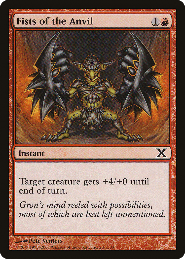 Fists of the Anvil (201) Foil - Tenth Edition