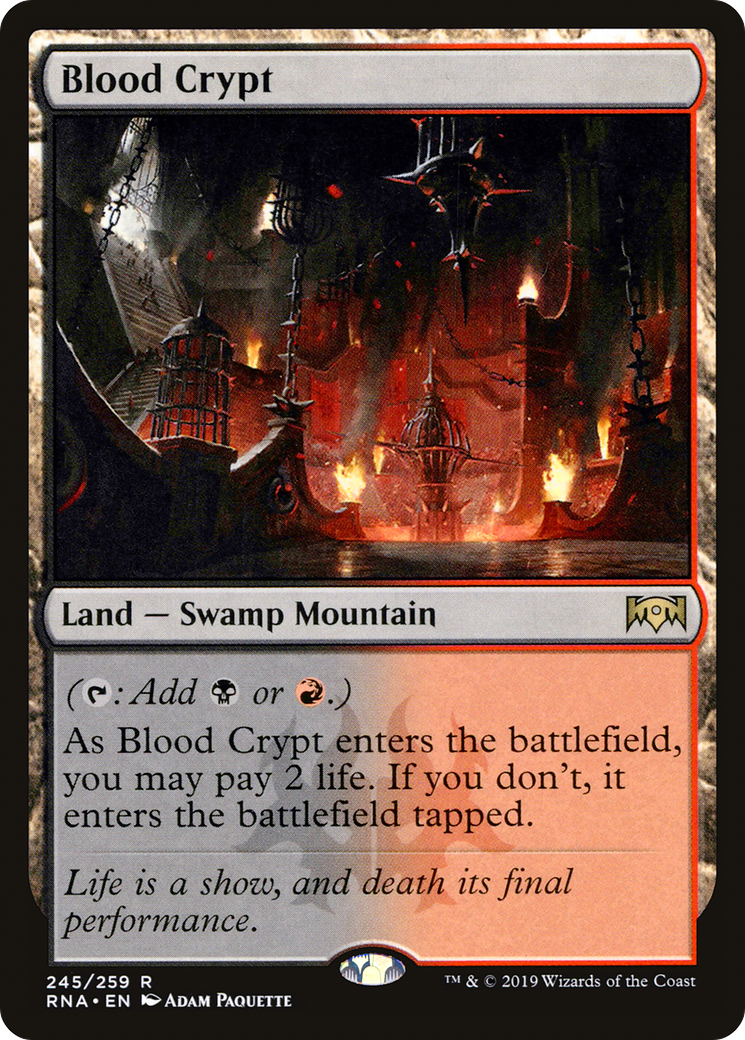 Blood Crypt (245) Foil - Ravnica Allegiance