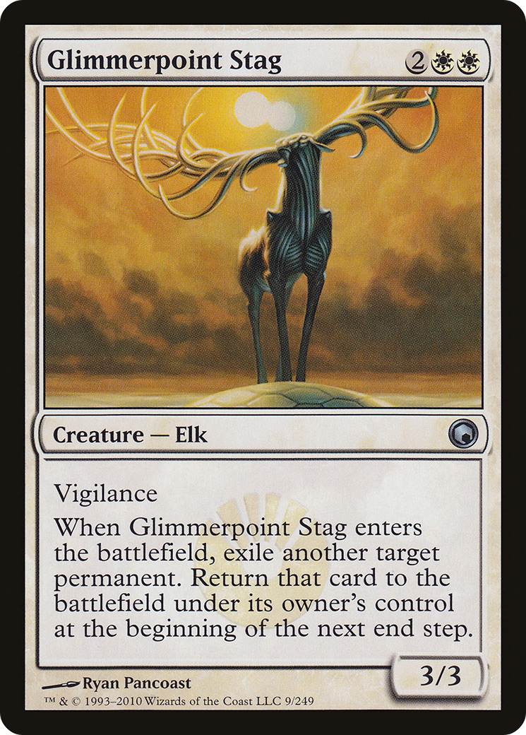 Glimmerpoint Stag (009) Foil - Scars of Mirrodin