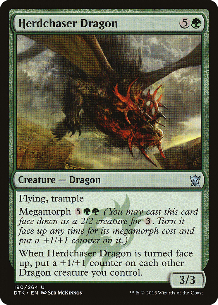 Herdchaser Dragon (190) Foil - Dragons of Tarkir
