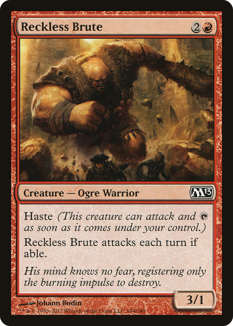 Reckless Brute (144) Foil - Magic 2013