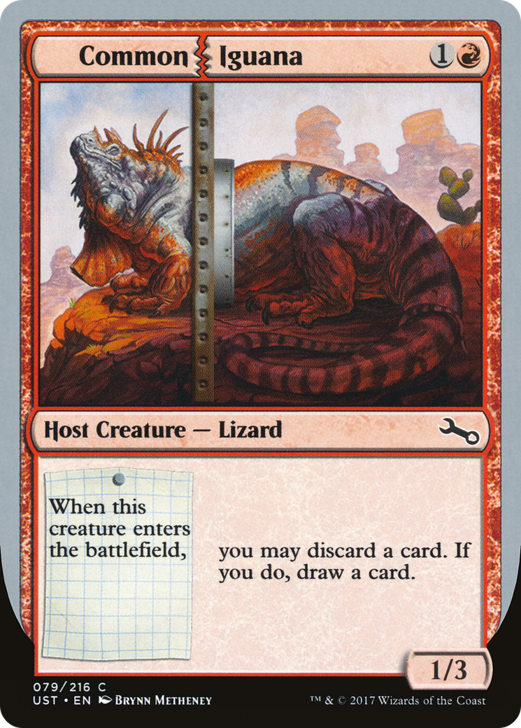 Common Iguana (079) Foil - Unstable