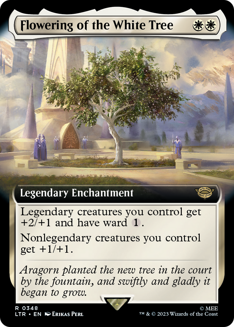 Flowering of the White Tree (Extended Art) (348) Foil - The Lord of the Rings: Tales of Middle-earth