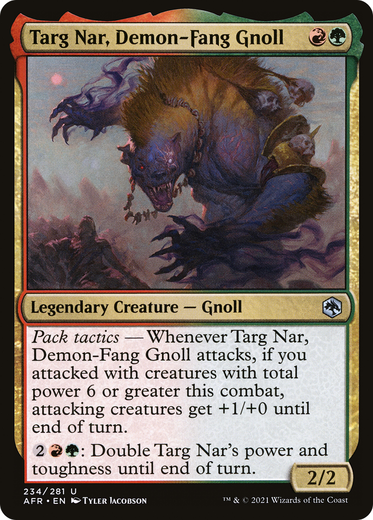 Targ Nar, Demon-Fang Gnoll (234) - Adventures in the Forgotten Realms