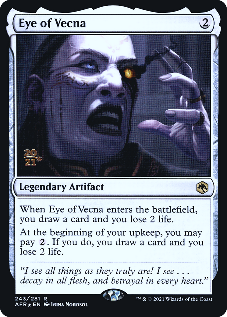 Eye of Vecna (243s) Foil - Adventures in the Forgotten Realms Promos