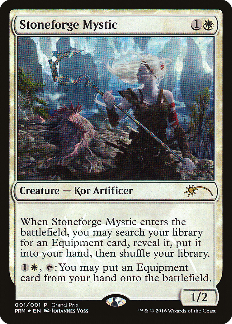 Stoneforge Mystic (001) Foil - Grand Prix Promos